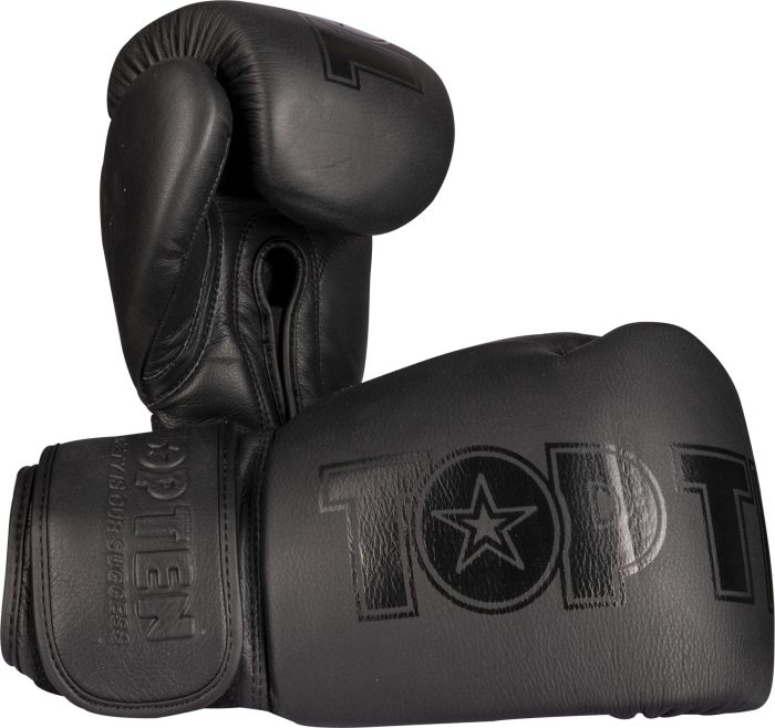 TOP TEN - Guanti da boxe “Black`n`Black”